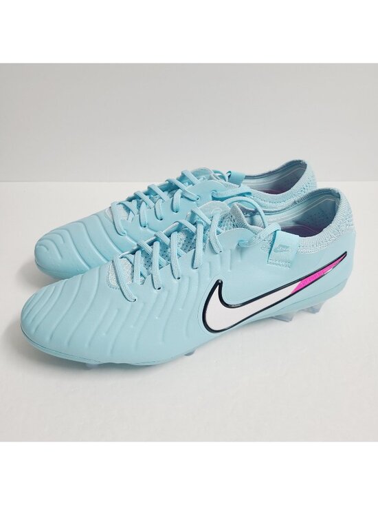 NEW Nike Tiempo Legend 10 Elite FG Soccer Cleats DV4328-401 Size 7.5 Blue